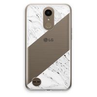 Biggest stripe: LG K10 (2017) Transparant Hoesje