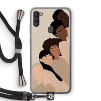 Sweet creatures: Samsung Galaxy A11 Transparant Hoesje met koord