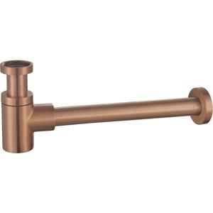 Wiesbaden Star Sifon - Laag - 5/4inch x 32mm - Geborsteld Brons Koper