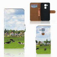 Huawei Nova Plus Telefoonhoesje met Pasjes Koeien - thumbnail