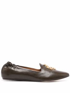 Tory Burch ballerines Eleanor en cuir - Marron