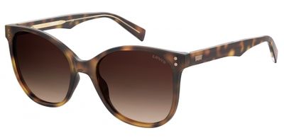 Levi's zonnebril 5009/S dames cat.3 wayfarer acrylaat bruin