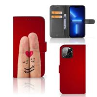iPhone 13 Pro Max | Wallet Case | met Pasjes | Liefde - Origineel Romantisch Cadeau