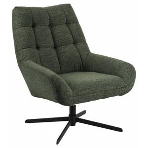 Draaifauteuil Vrijhoeve - Groen - Textiel