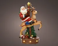 Micro led kerstman l12b19h33cm wwit Micro led kerstman l12b19h33cm wwit