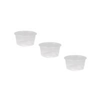 Sausbakje transparant 80 cc 70.3 mm (50 stuks)