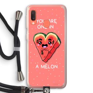One In A Melon: Samsung Galaxy A20e Transparant Hoesje met koord