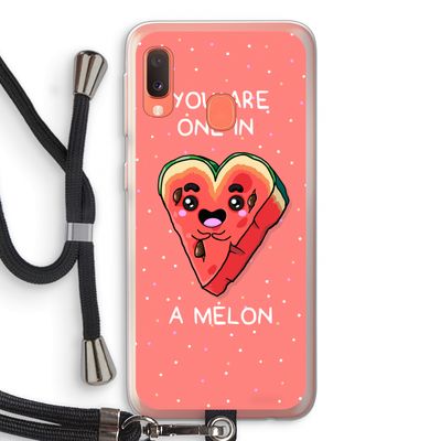 One In A Melon: Samsung Galaxy A20e Transparant Hoesje met koord