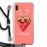 One In A Melon: Samsung Galaxy A20e Transparant Hoesje met koord