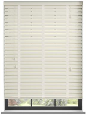 PVC jaloezie met ladderband - Oester Wit Nerf