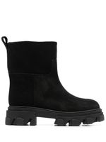 GIABORGHINI bottines en daim à semelle crantée - Noir - thumbnail