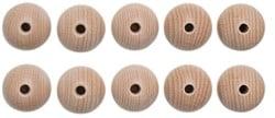 Houten Kralen Set 10 Stuks 35 mm