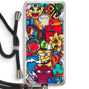 No Rules: Huawei Ascend P10 Lite Transparant Hoesje met koord