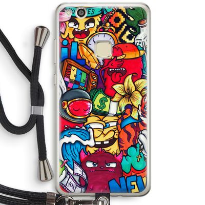 No Rules: Huawei Ascend P10 Lite Transparant Hoesje met koord