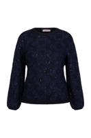 Lica lace pullover - dark blue - 13398