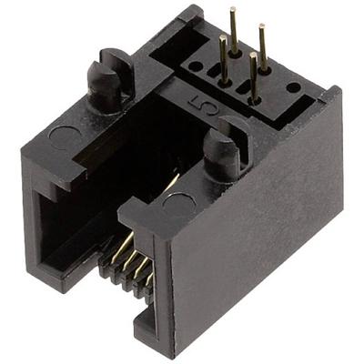 encitech RJJU-64-123-E3H-011 RJ-inbouwbus 3253-0002-01 Bus, inbouw horizontaal Aantal polen (sensoren) 6P4C 1 stuk(s)