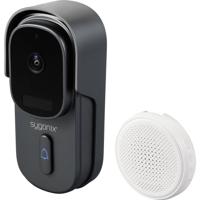 Sygonix Video-deurintercom via WiFi WiFi, Radiografisch Grijs, Wit