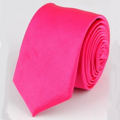 Mannen smalle casual pijl mager stropdas slanke stropdas (Rose)