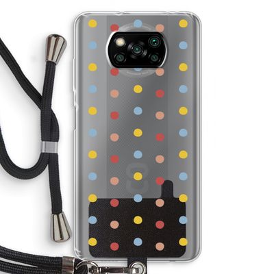 Bollen: Xiaomi Poco X3 NFC Transparant Hoesje met koord