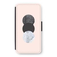 Marmeren cirkels: iPhone 12 Flip Hoesje