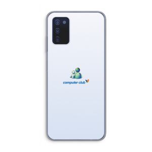 MSN: Samsung Galaxy A03s Transparant Hoesje