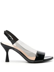 AGL sandales Francesca en cuir - Noir