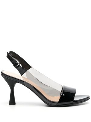 AGL sandales Francesca en cuir - Noir