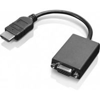 Lenovo HDMI / VGA 0,20 m Zwart - thumbnail