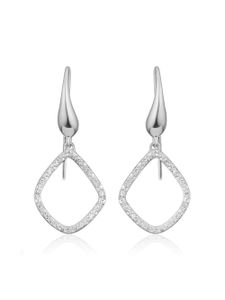 Monica Vinader boucles d'oreilles Riva Kite - Argent