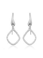 Monica Vinader boucles d'oreilles Riva Kite - Argent