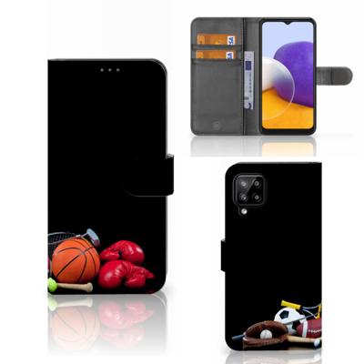 Samsung Galaxy A22 4G | M22 | Wallet Case | met Pasjes | Sports