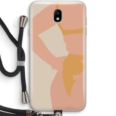 Bikini body: Samsung Galaxy J7 (2017) Transparant Hoesje met koord