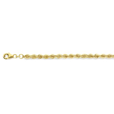 Ketting Koordschakel geelgoud 4,4 mm