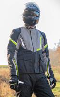 OXFORD "montreal 4.0" jas jacket montreal 4. black/grey/yellow size xx
