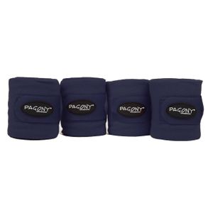 Pagony Fleecebandages donkerblauw