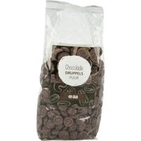 Mijnnatuurwinkel Chocolade druppels puur (400 gr)