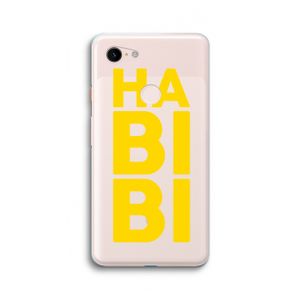 Habibi Majorelle : Google Pixel 3 XL Transparant Hoesje