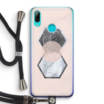 Creatieve toets: Huawei P Smart (2019) Transparant Hoesje met koord