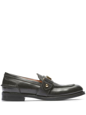 Nº21 mocassins à logo - Noir