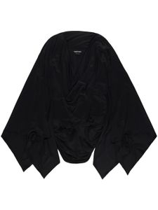 TOM FORD blouse à détail drapé - Noir