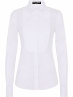 Dolce & Gabbana chemise en popeline stretch - Blanc