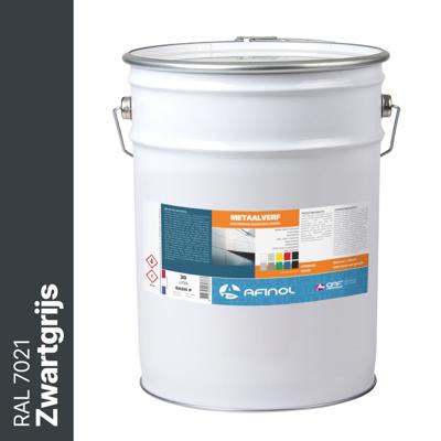 Afinol Metaalverf Zwartgrijs (RAL 7021) 20 liter