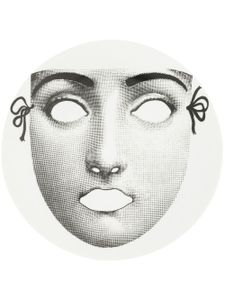 Fornasetti assiette imprimée - Noir