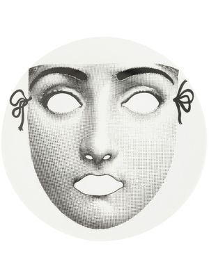 Fornasetti assiette imprimée - Noir