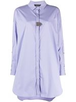 Fabiana Filippi robe-chemise à perles - Violet