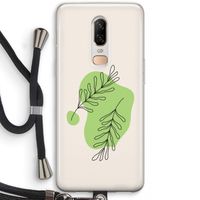 Beleaf in you: OnePlus 6 Transparant Hoesje met koord
