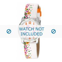 Esprit horlogeband ES103524-40WI Leder Wit