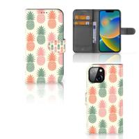 Apple iPhone 14 | Book Cover | Ananas | Portemonnee hoesje