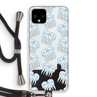 Octopussen: Pixel 4 Transparant Hoesje met koord