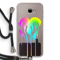 Hold My Heart: Samsung Galaxy J4 Plus Transparant Hoesje met koord